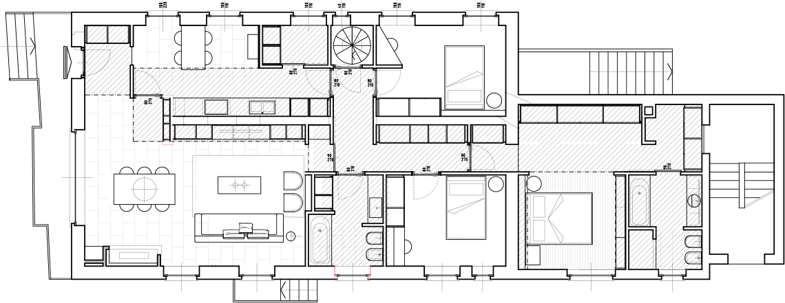 ristrutturazione completa di un apparatmento dallintervento strutturale alle finiture di design